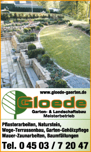 Gloede Garten- & Landschaftsbau Banner